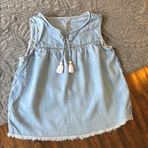 Vineyard Vines Light Blue Sleeveless Kids Top